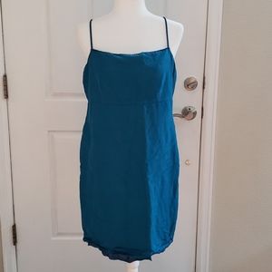 Laura Ashley Linen and Silk Dress sz 10